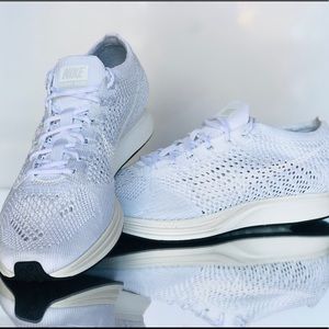 Brand new Nike Flyknit, goddess white